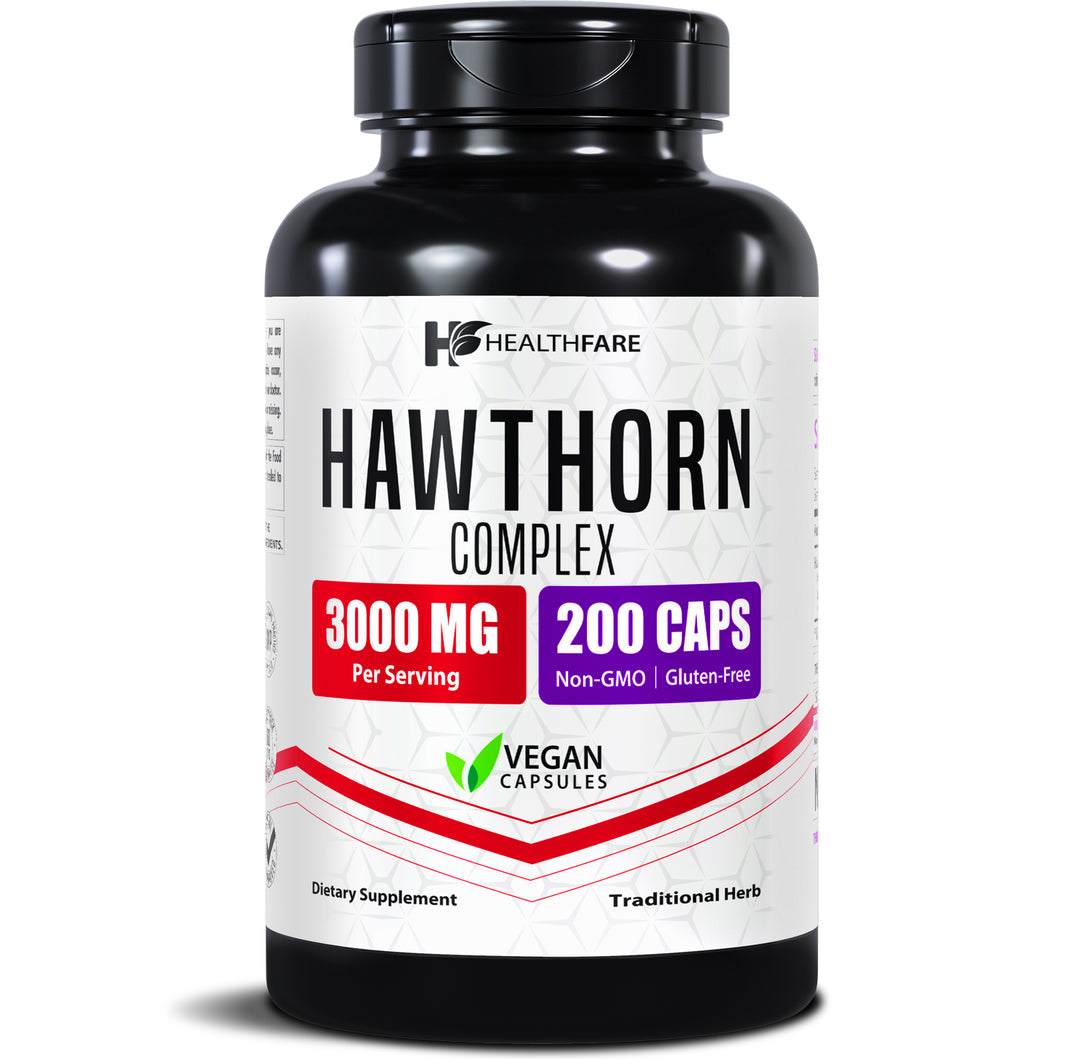 Hawthorn - 3000mg 200 Capsules