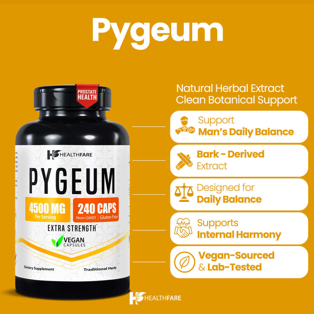 Pygeum Bark 4500mg 240 Capsules