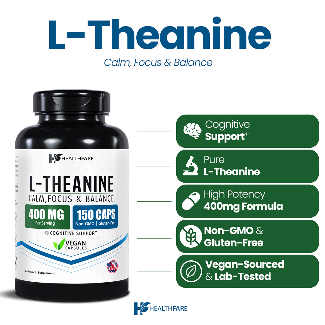 L-Theanine 400mg 150 Capsules