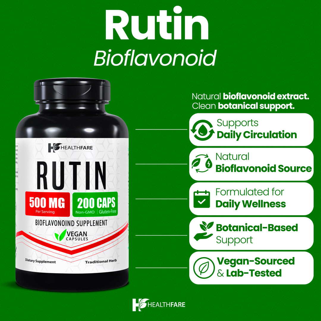 Rutin - 500mg 200 Capsules