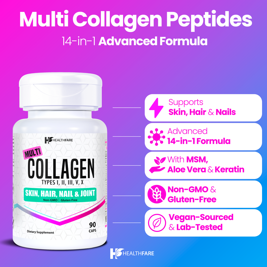 Multi Collagen Peptides - 90 Capsules