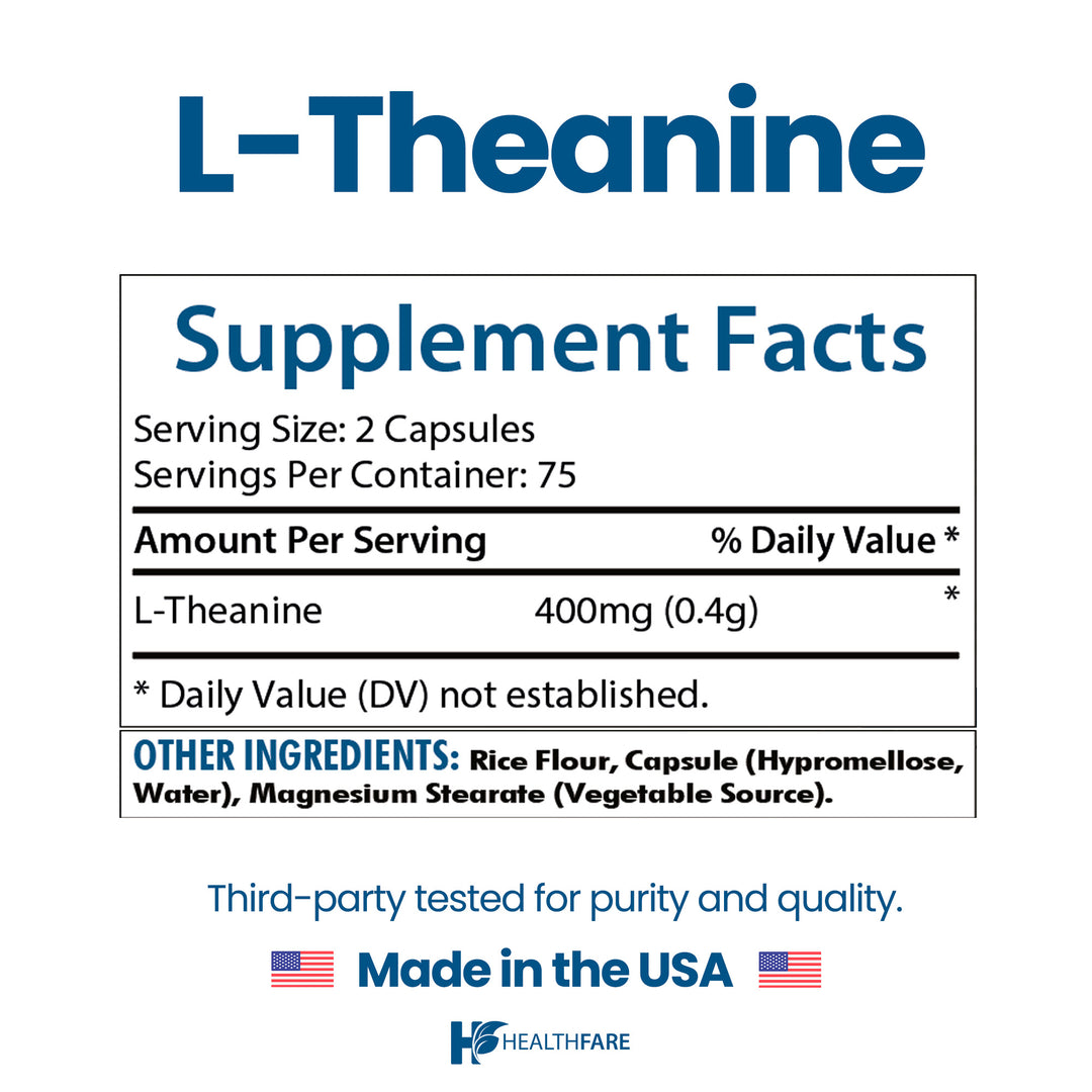 L-Theanine 400mg 150 Capsules
