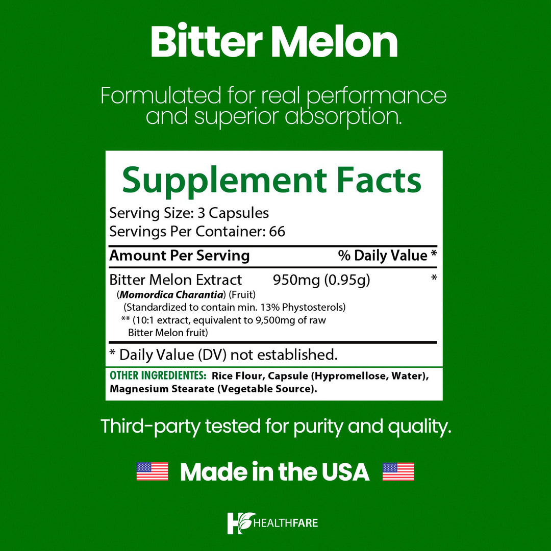 Bitter Melon - 9500mg 200 Capsules