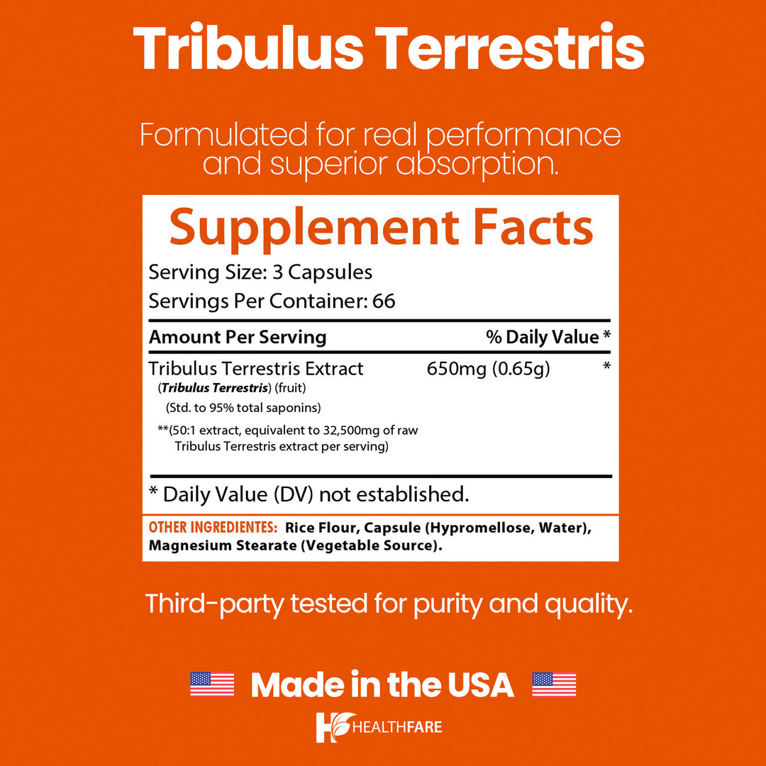 Tribulus Terrestris - 32,500mg 200 Capsules