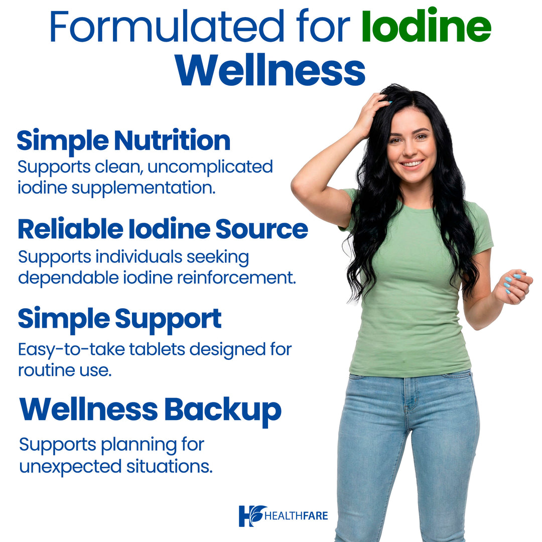 Potassium Iodide Radiation 130mg - Pack of 2 (120 Tablets)