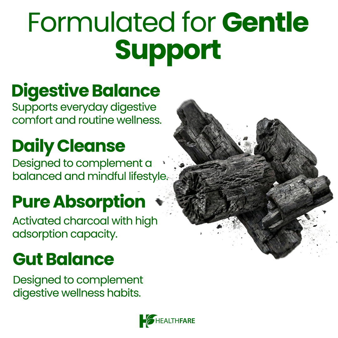 Activated Charcoal 1200mg 150 Capsules