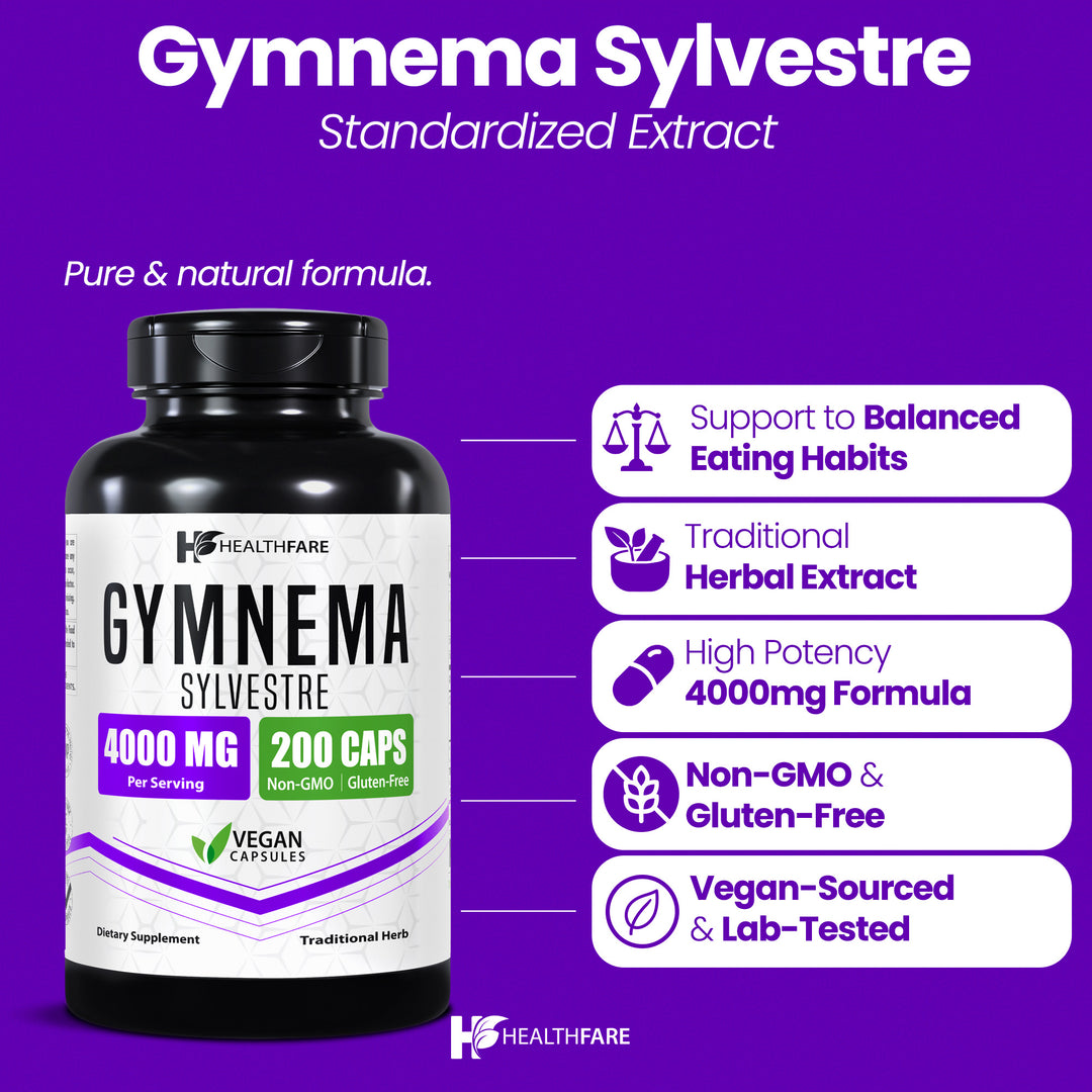 Gymnema Sylvestre - 4000mg  200 Capsules