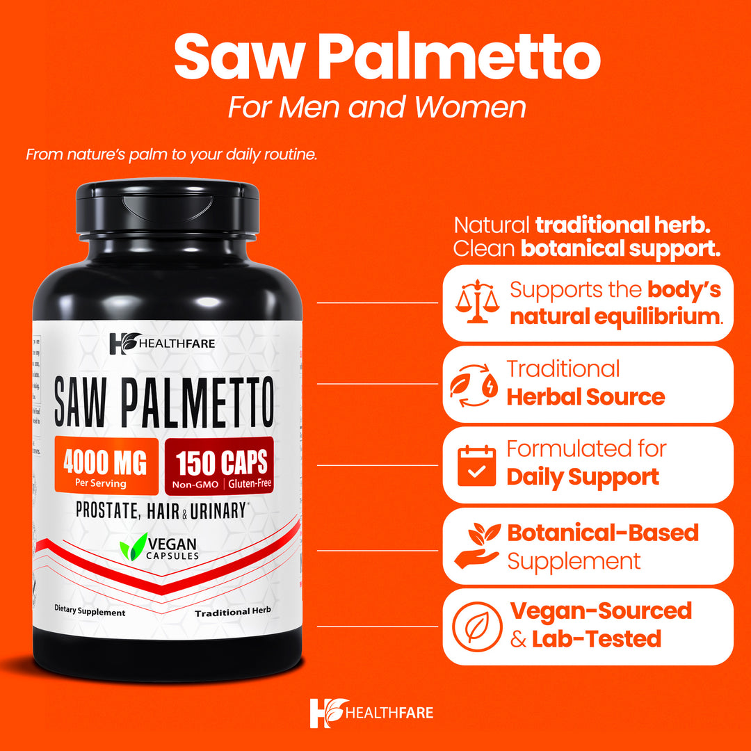 Saw Palmetto - 4000mg 150 Capsules