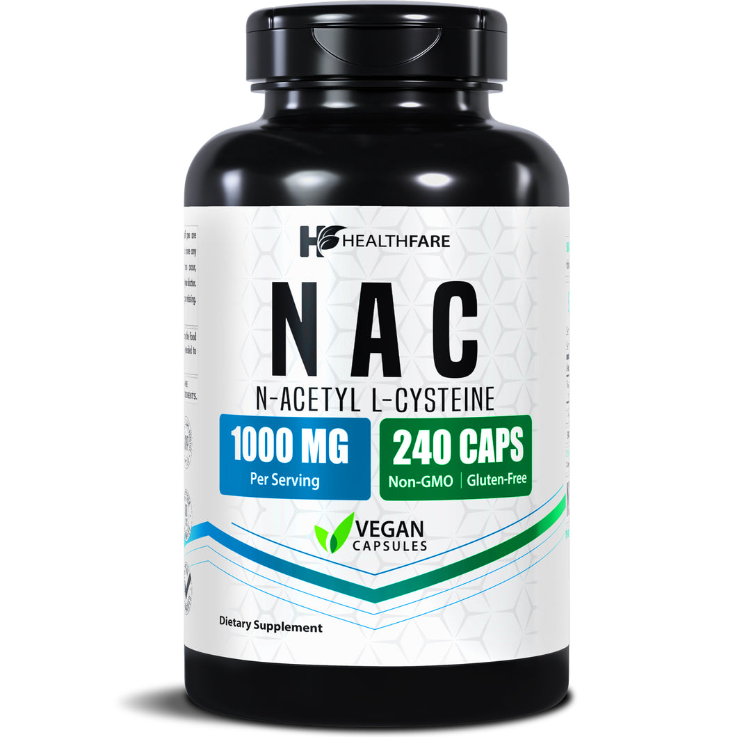N-Acetyl L-Cysteine (NAC) - 1000mg 240 Capsules