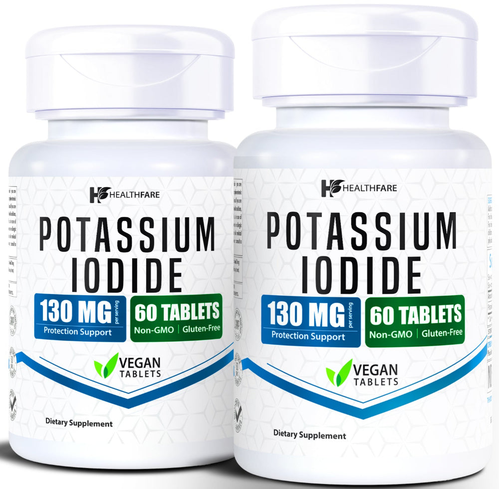 Potassium Iodide Radiation 130mg - Pack of 2 (120 Tablets)