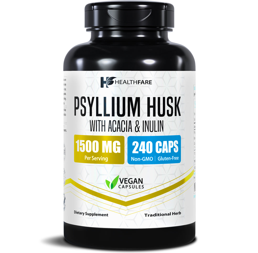 Psyllium Husk Capsules 1500mg 240 Capsules